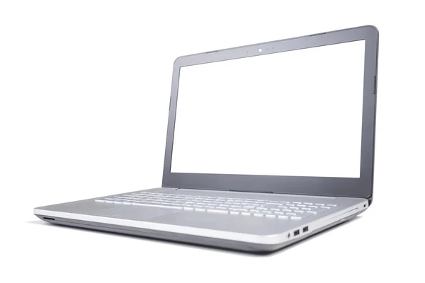 Laptop with blank screen — Stock Photo, Image