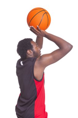 Afrika basketbol oyuncusu arka