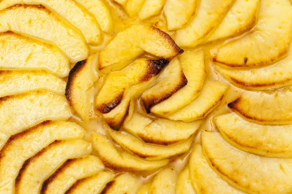 Elmalı turta arka plan dilimlenmiş