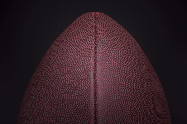 Bola de rugby no fundo preto — Fotografia de Stock
