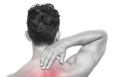 sırt ağrısı tutan adam