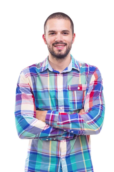 Portrait of a handsome casual man — Stock Photo, Image