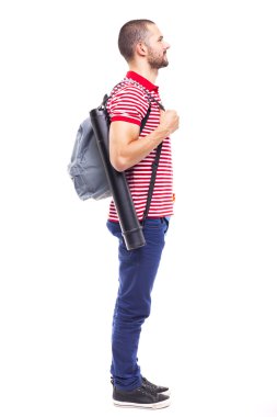 mutlu erkek öğrenci