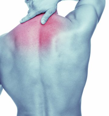 Sırtı ağrıyan bir adam