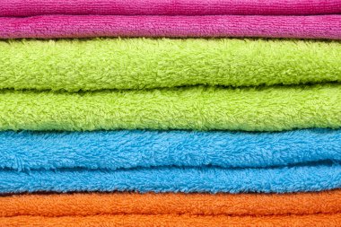 Banyo havluları arka plan yığını