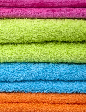 Banyo havluları arka plan yığını