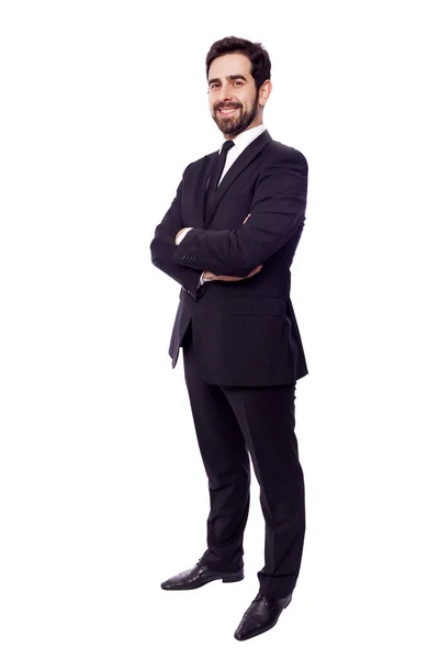 Retrato de hombre de negocios feliz — Foto de Stock