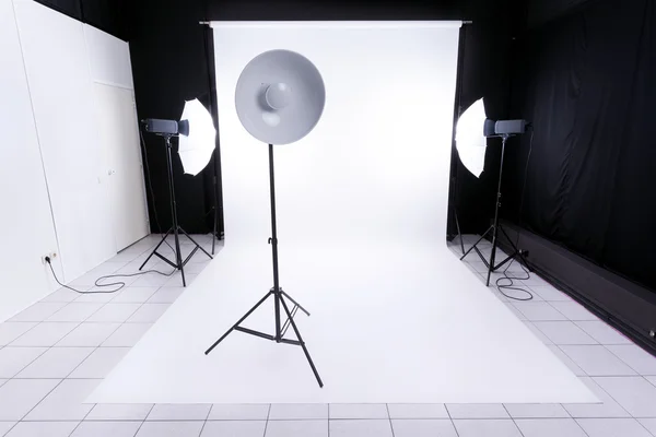 Moderne fotostudio – stockfoto