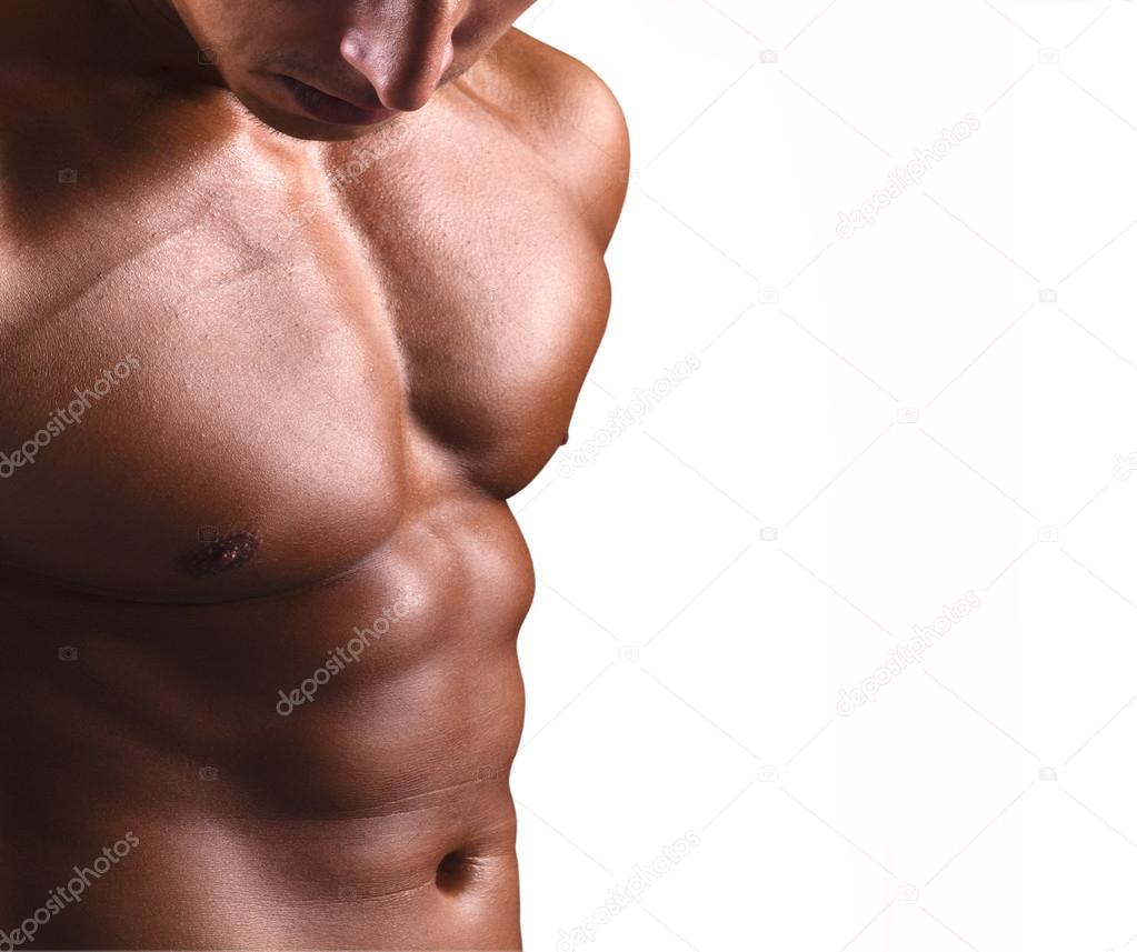 Naked male torso