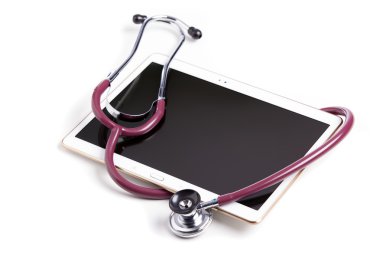 steteskop ile tablet bilgisayar