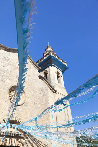 Templom Valdemossa, Palma de Mallorca, Spanyolország — Stock Fotó