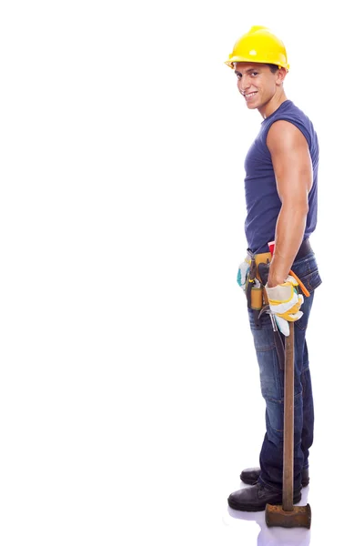 Smiling worker — Stock Photo, Image