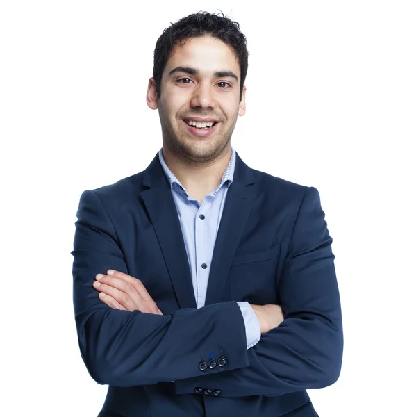 Happy smiling young business man — Stock Photo, Image