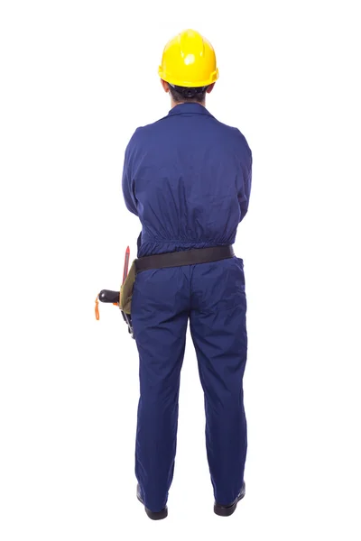 Contractor standing back — Stock Photo, Image
