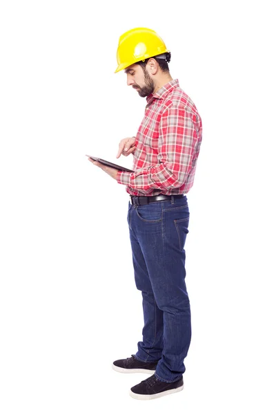 Architect holding a tablet computer — Stock Photo, Image
