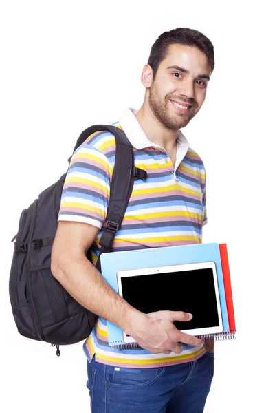 Portrait of a happy young student — Stock Photo, Image