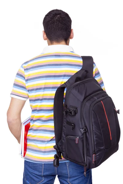 Back view of male student standing — Stock Photo, Image
