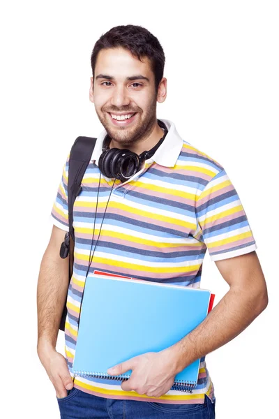 Happy smiling male student Royalty Free Stock Photos