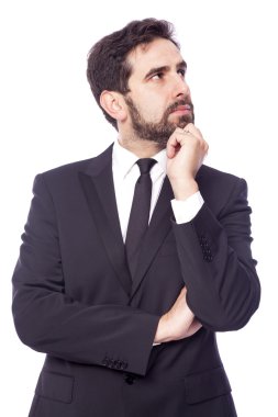 Düşünceli bir işadamı portresi
