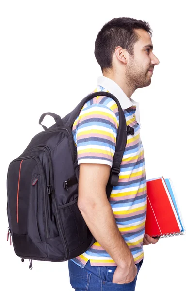 Profile view of a male student — Stock Photo, Image