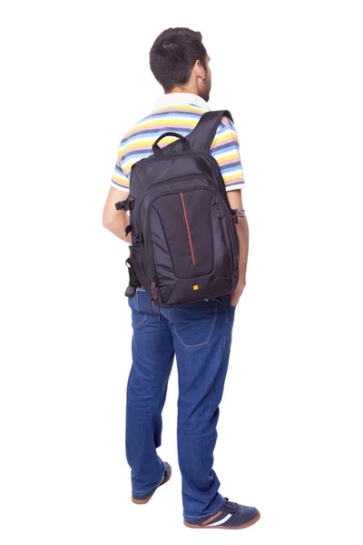 Estudiante masculino de pie desde atrás —  Fotos de Stock