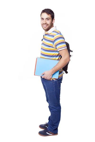 Smiling male student standing Stock Image