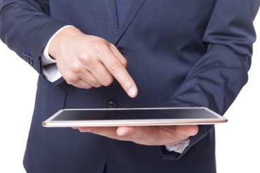 Bir Tablet bilgisayar Holding iş adamı