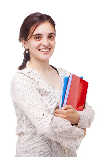 Linda estudiante femenina — Foto de Stock