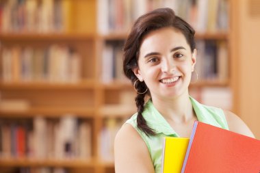 Akıllı kız öğrenci