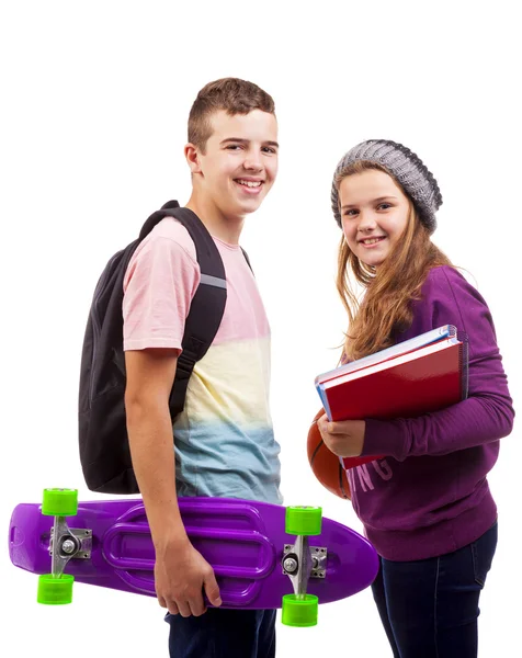 Bambini della scuola sorridenti — Foto Stock