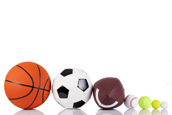 Zestaw piłek sportowych — Zdjęcie stockowe