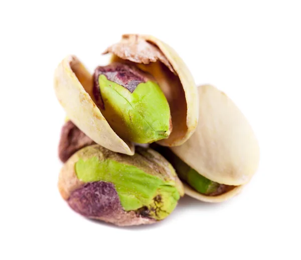 Pistachios isolated on white background — Stock Photo, Image