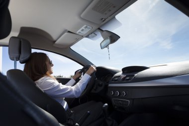 Bir spor araba işkadını