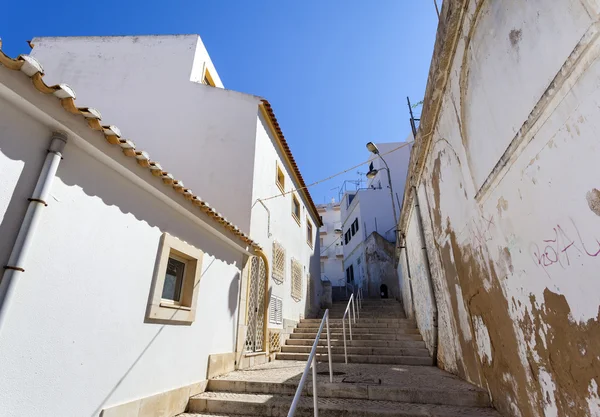 Typical street in Albufeira old town — Stock Photo, Image