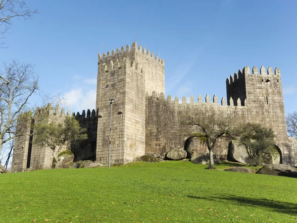 Guimaraes vár Portugáliában — Stock Fotó