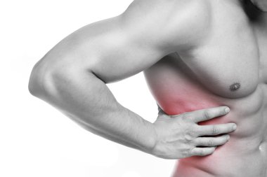 sırt ağrısı tutan adam