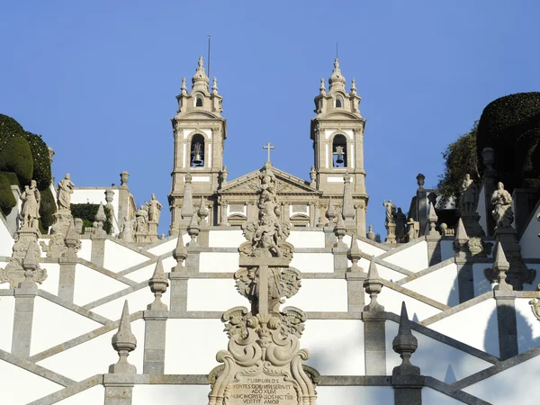 Bom Jesus kościoła w Bradze — Zdjęcie stockowe