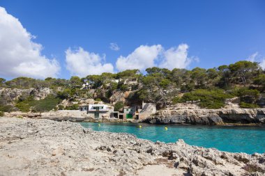 Mallorca adasında güzel plajı