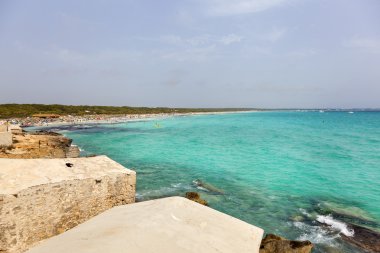 Mallorca ada Beach'de es Trenc