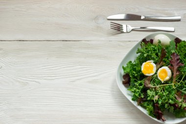 Taze karışık yeşil salata