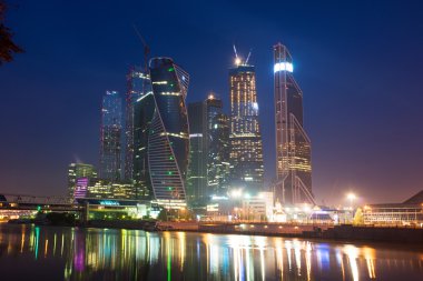 Gece, Rus Moskova-şehir (Moskova Uluslararası İş Merkezi)