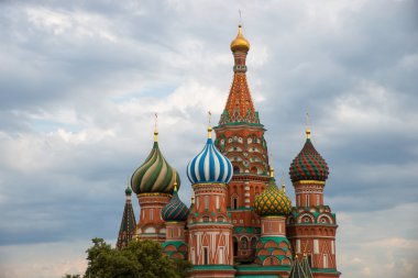 Kızıl Meydan Moskova Rusya Vasili mübarek Katedrali