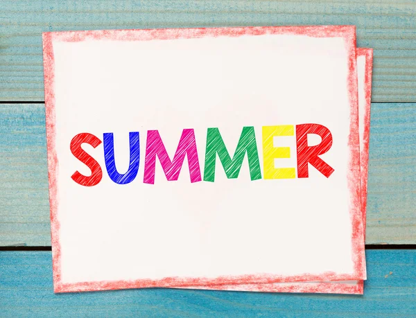 Kağıt üzerinde yaz metin