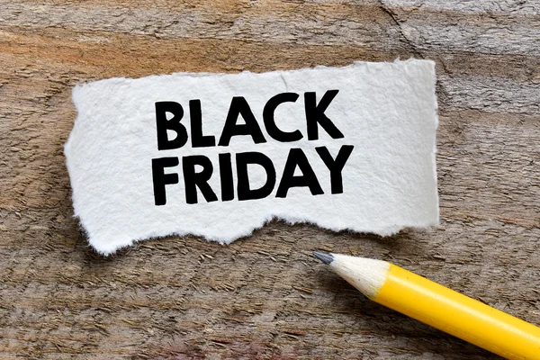 Black Friday inscrição — Fotografia de Stock