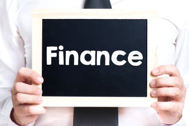 El yazısıyla Maliye ile yazı tahtası 