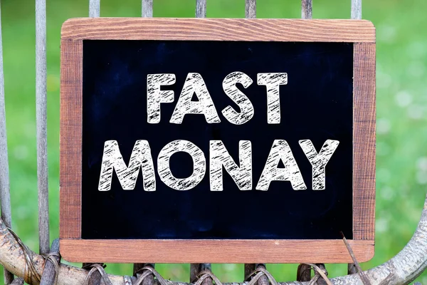 Fast money words — Stock Photo, Image