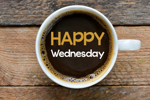 Message happy wednesday — Stock Photo, Image