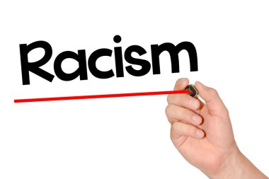 El yazma ırkçılık marker ile