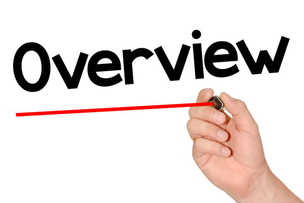 Обзор с маркером
