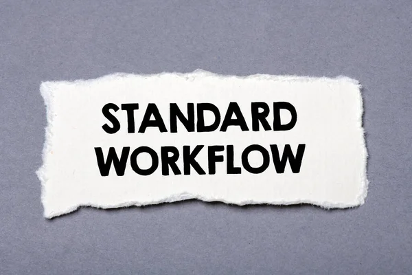 Standard Text Workflow Speech Sheet Paper — Stock Photo, Image